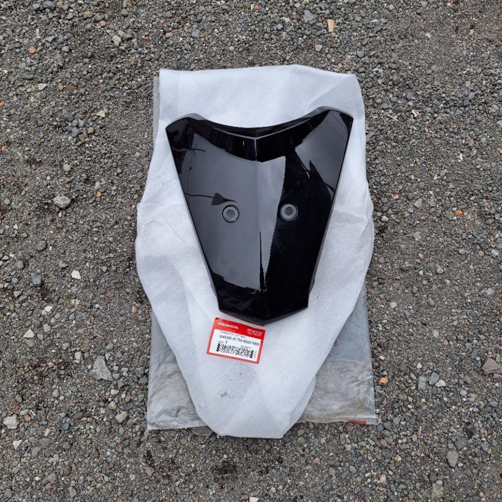 Cover temeng panel depan dasi honda supra x 125 COVER FR TOP BLK 64500-KTM-850FMB Original AHM Astra