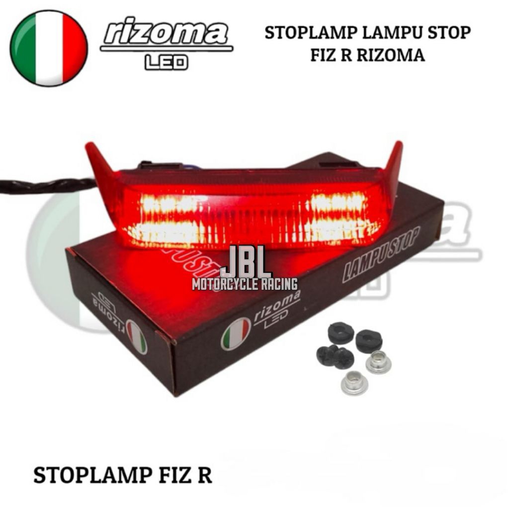 Rizoma Led Racing - Lampu Stop Stoplamp Sabit FIZR  FIZ R Force One Z R Flow/Running Original - Lamp