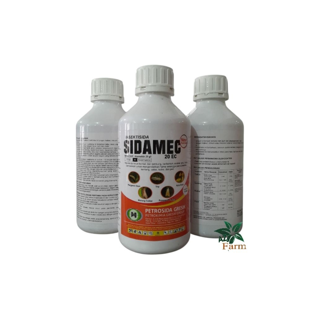 SIDAMEC 1 LITER INSEKTISIDA ABAMECTIN BENING 20EC UNTUK HAMA TANAMAN
