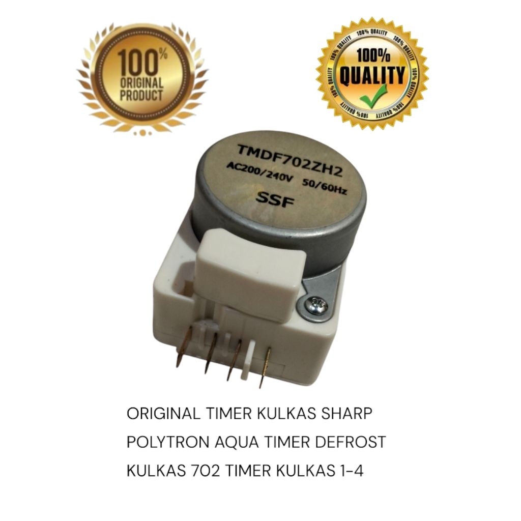 ORIGINAL TIMER KULKAS SHARP POLYTRON TIMER DEFROST KULKAS 702 TIMER KULKAS 1-4