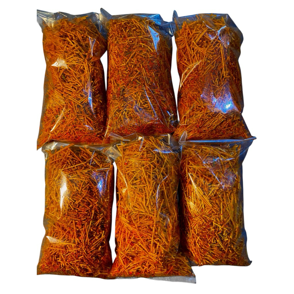 

Mie Lidi Remukan Rasa Extra Pedas Isi 500gram/Makanan Ringan/Cemilan Enak Snacks Food Keripik
