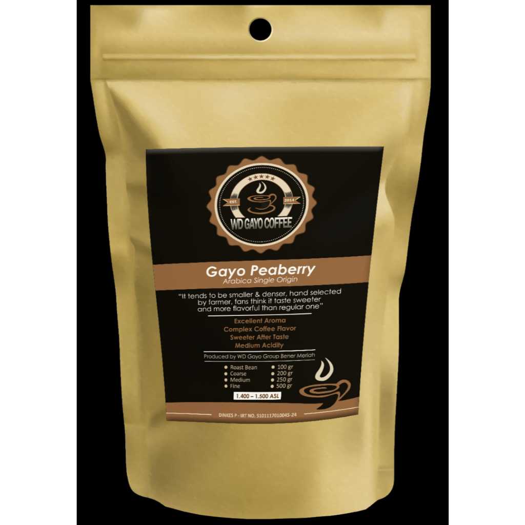 

Kopi Gayo Peaberry Arabica Single Origin 1kg