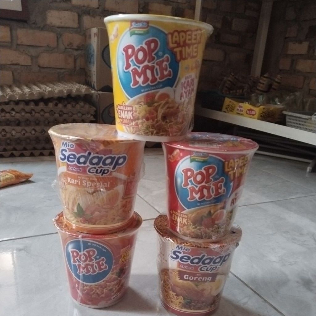 

Pop mie bermacam Varian