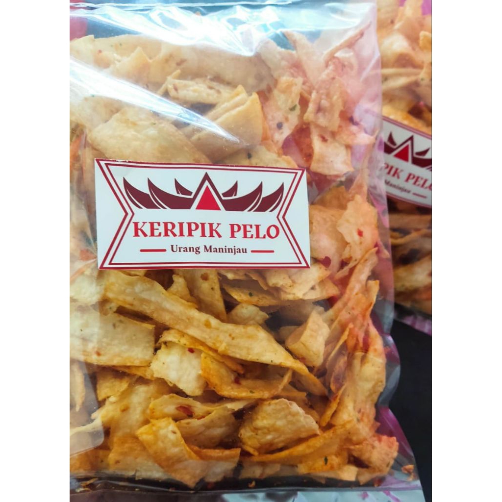 

Keripik Pelo 4 Bungkus (Balado) khas Urang Maninjau 200g