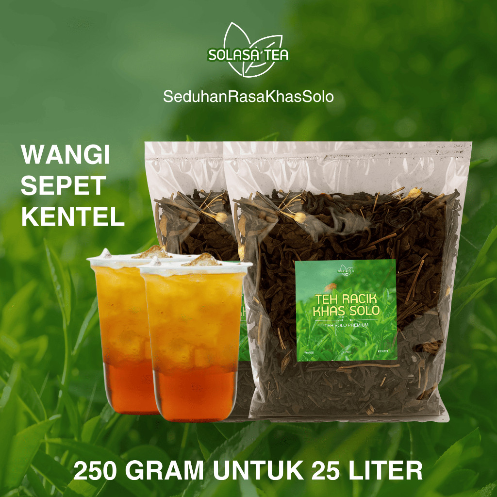 

Teh Racik Khas Solo Premium 250gr (Wangi, Sepet, Kentel)