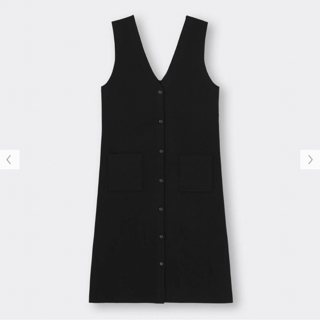GlobalUniqlo Dress Vest Knit Tebal LIKENEW