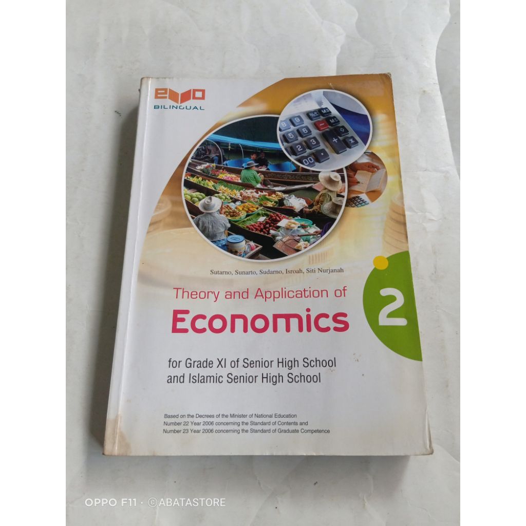 BUKU ECONOMICS SMA KLS XI EDISI BILINGUAL SUTARNO