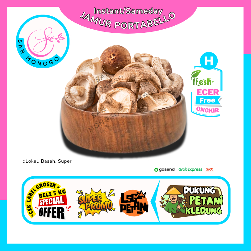 

Sanmonggoo >> Jamur Portobello -- Hasil Bumi Sindoro Sumbing Ecer (H)