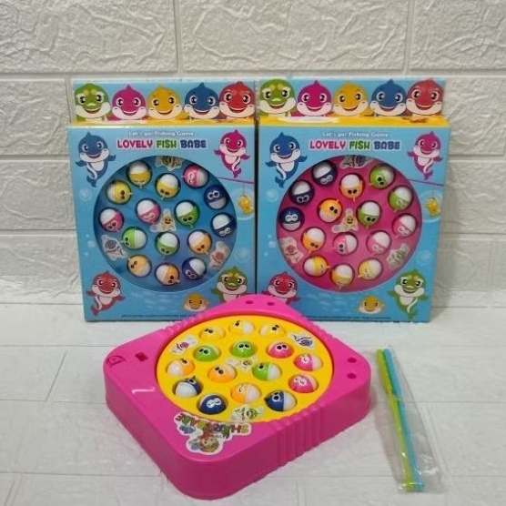 MAINAN PANCING LOVELY FISH BABE LENGKAP 1 SET