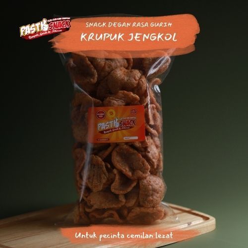 

KERUPUK JENGKOL - KRUPUK RASA JENGKOL PEDAS 150GR PASTI SNACK