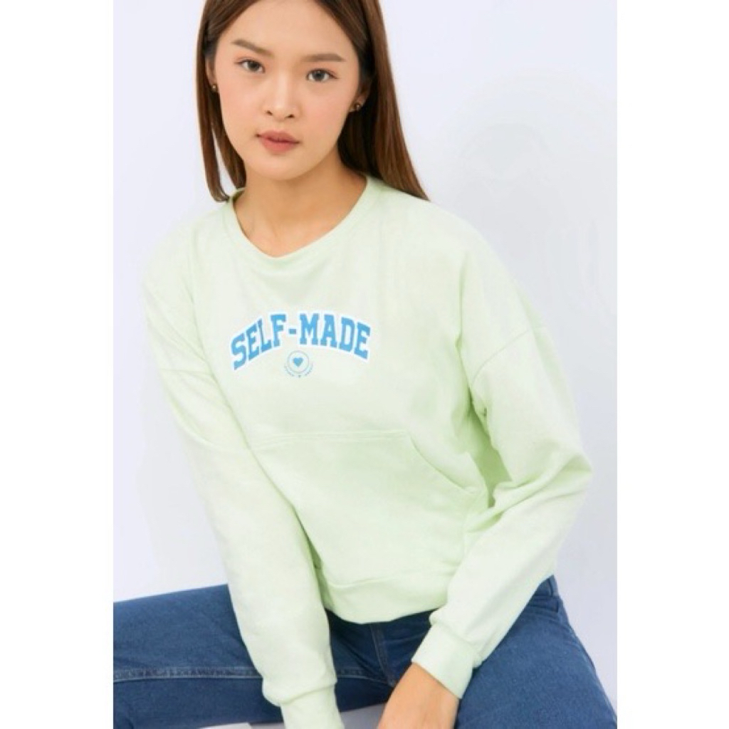 Kaos Sweater Crop Top Colorbox