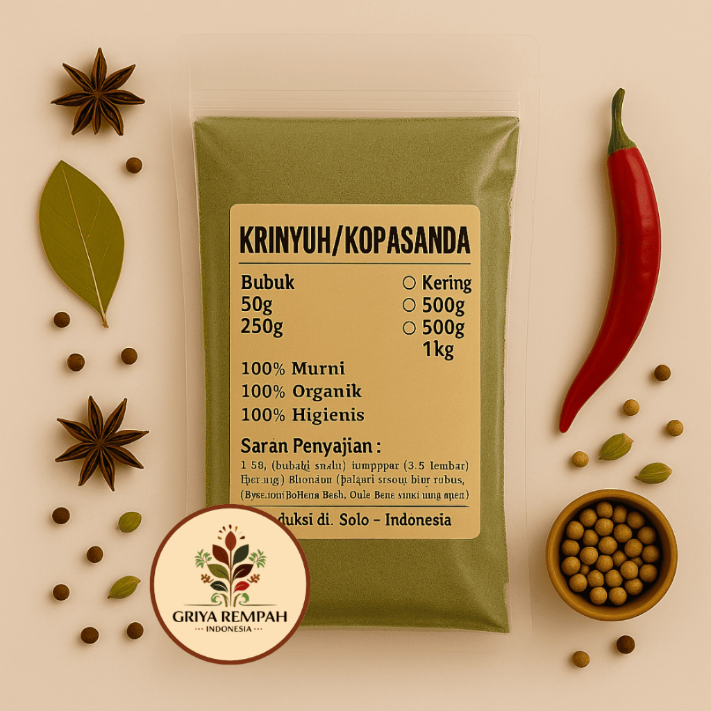 

KIRINYUH BUBUK 500 GRAM – Kopasanda Ramuan Rempah Herbal Kering Jamu Tradisional Tradisional Alami untuk Kesehatan Bandot Rumput Minjangan Simplisia Chromolaena odorata