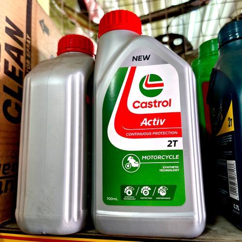 CASTROL 2T LOW SMOKE 700ml, OLI SAMPING 2TAK CASTROL