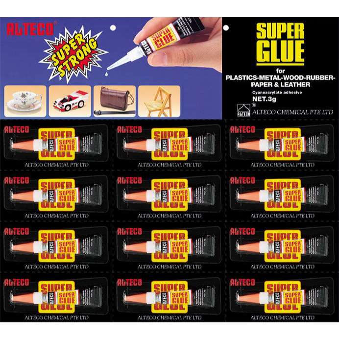 

Alteco - Lem Super Glue 3 Gram / Lem Alteco
