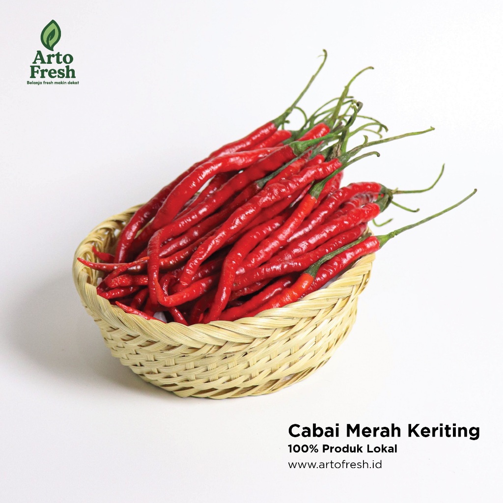 

Cabe Merah Keriting, Artofresh pack 100 gram