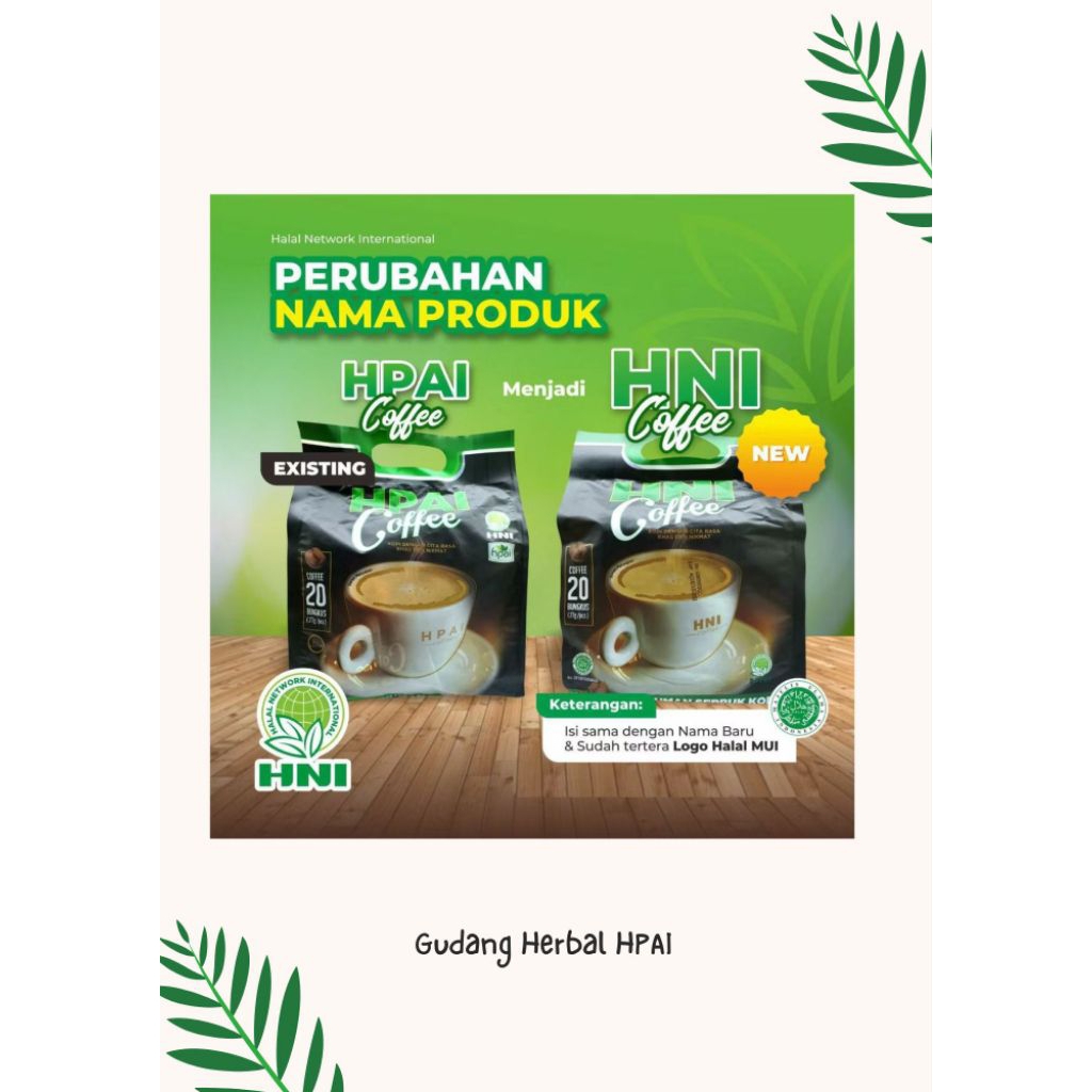 

HPAI Kopi rempah - rempah kopi kesehatan isi 20 pcs
