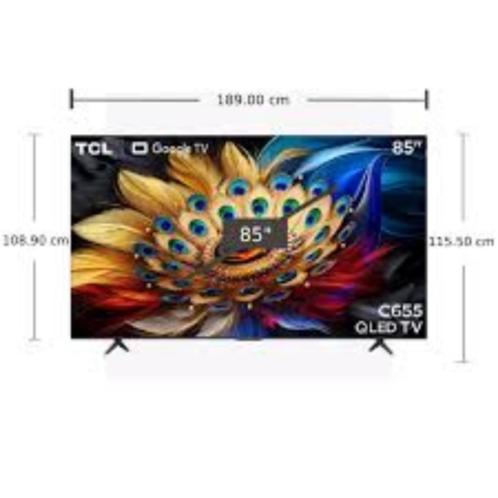 TCL GOOGLE TV 85 INCH 85C655 QLED