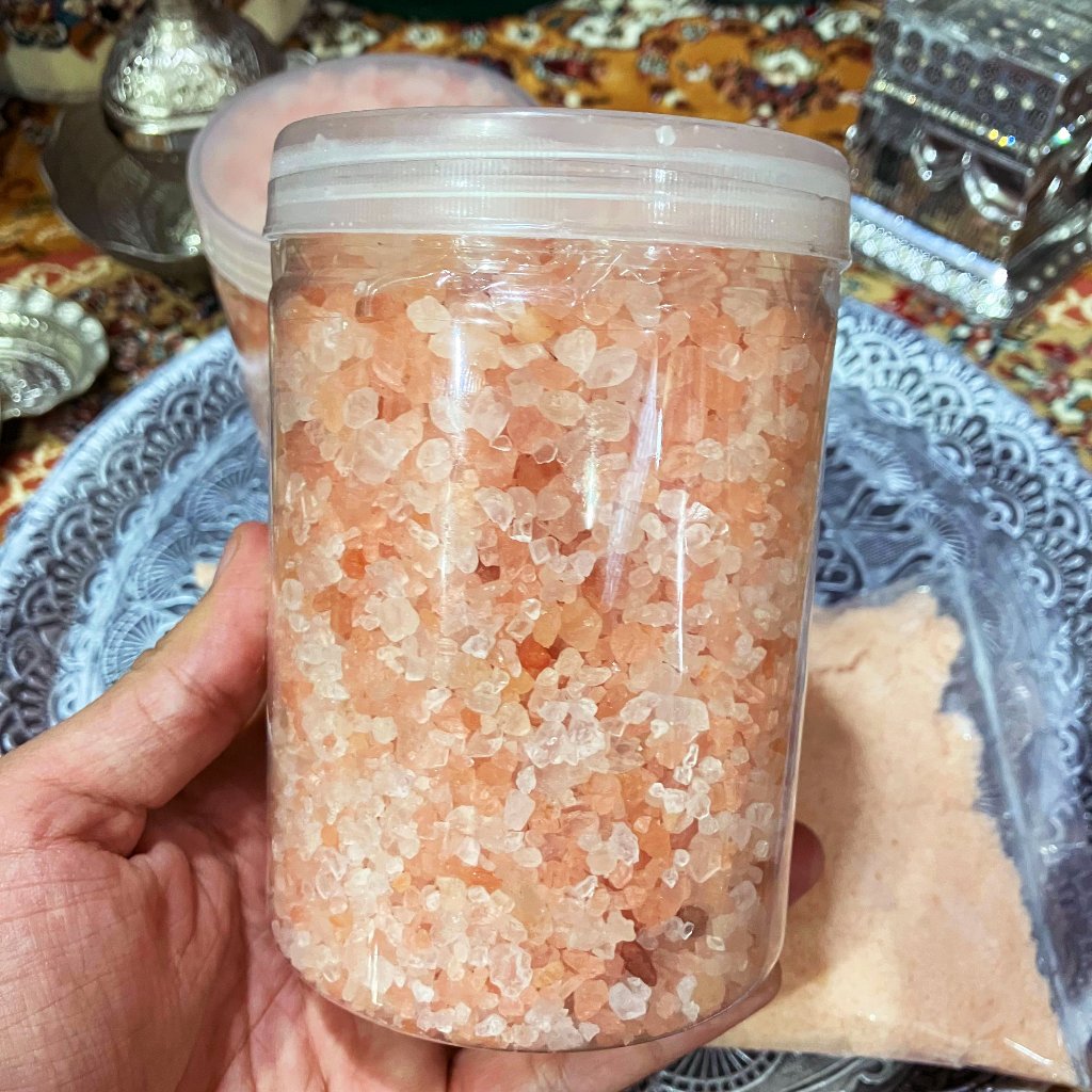 

Garam Himalaya Premium Pink Salt (IMPORT) 1KG 500G | Crystal & Halus 100% Asli