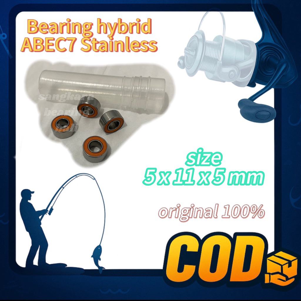 Bearing Hybrid SS 685 2rs - 20S ABEC7 Stainless 5x11x5