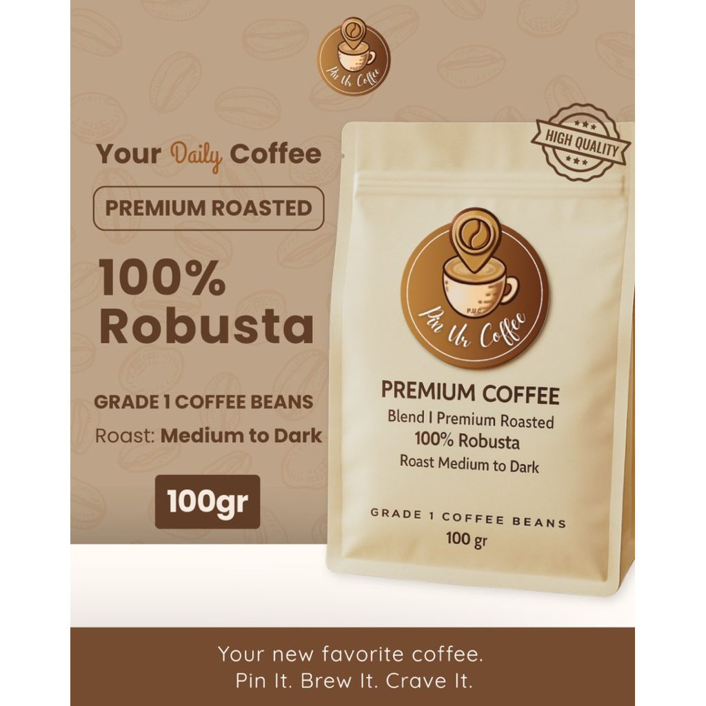 

PUC Premium Coffee (Grade 1) 100% Robusta 100gr
