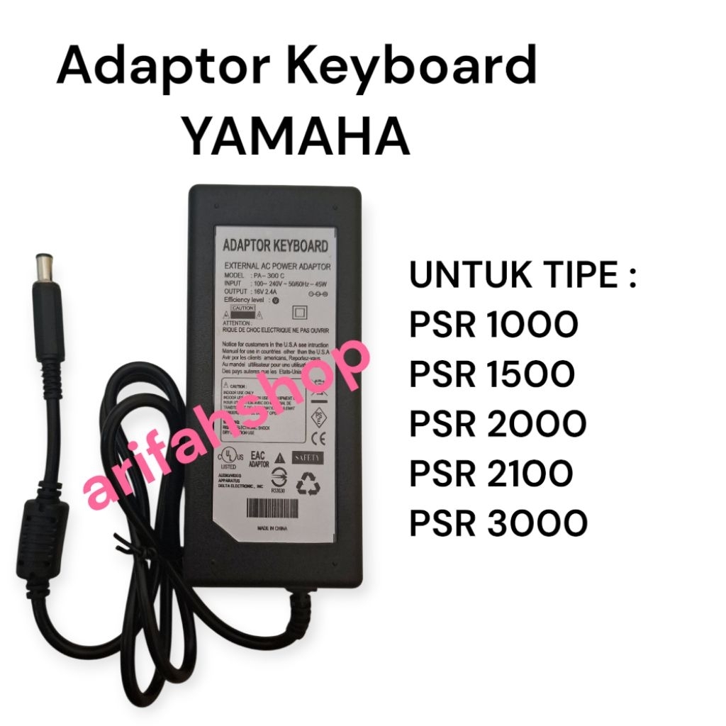 Adaptor Keyboard YAMAHA PSR 1000 PSR 1500 PSR 2000 PSR 2100 PSR 3000 kualitas bagus.