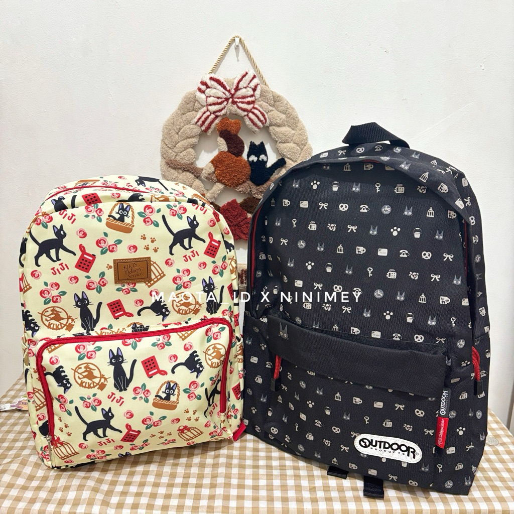 Ransel Studio Ghibli Kiki’s Delivery Service / Backpack Jiji Studio Ghibli / Tas Studio Ghibli