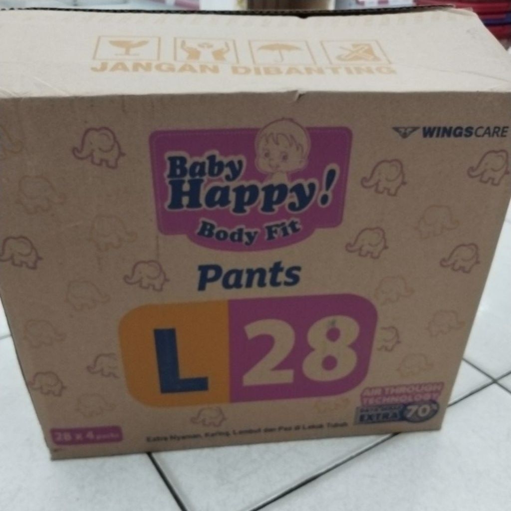 

jual kardus bekas baby happy