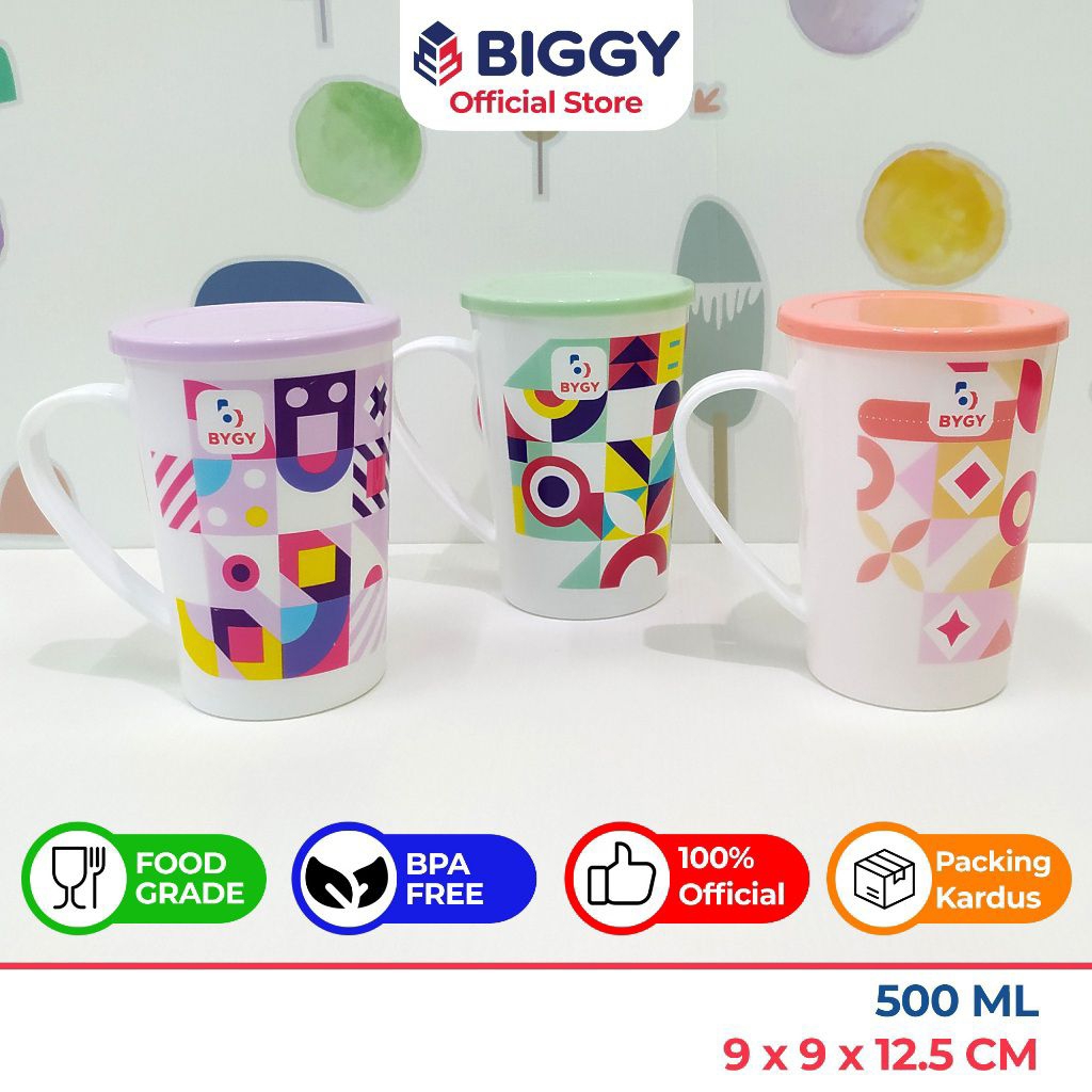 gelas tutup pescara 500ml / cangkir plastik tutup