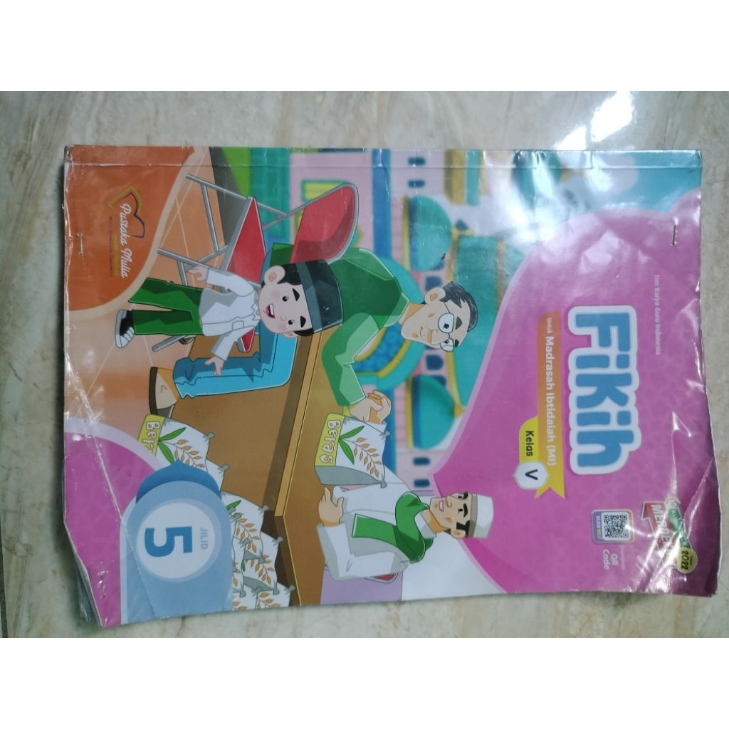 Buku Fikih Pustaka Mulia untuk Kelas 5 MI (Kurikulum Merdeka) / Bekas ORI
