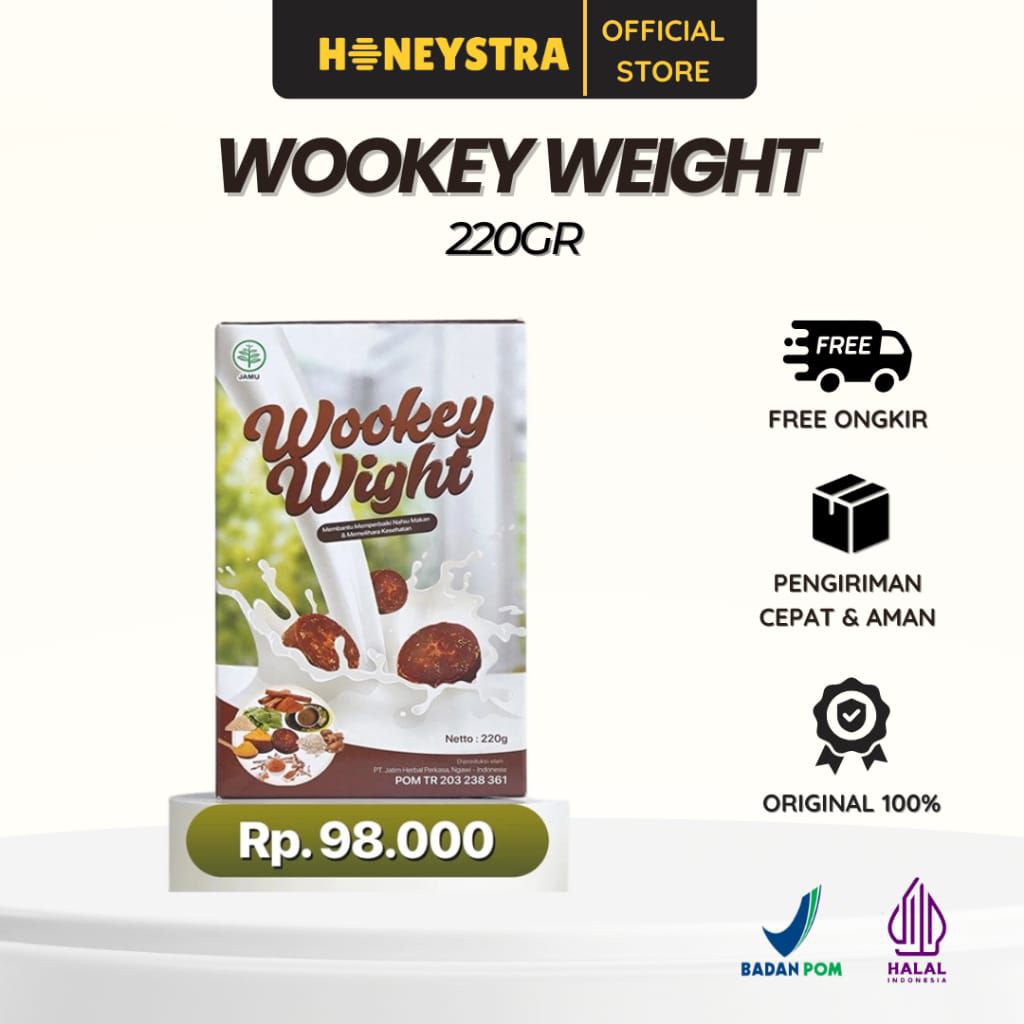 

TERLARIS WOOKEY WIGHT SUSU PENAMBAH BERAT BADAN 220GR PAKET NUTRISI PENGGEMUK