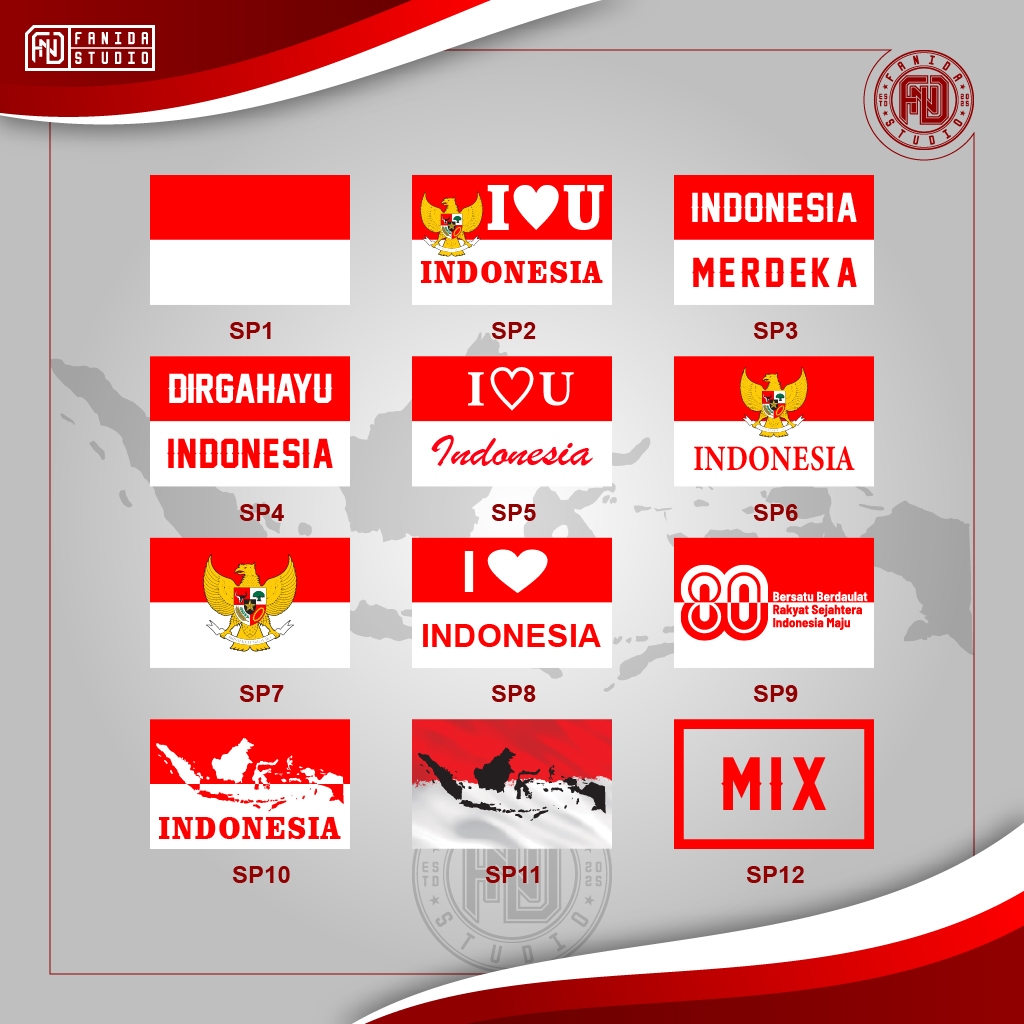 

100 Pcs Stiker Pipi Merah Putih 17 Agustus 11 Motif Bisa Mix Glossy Cakep!