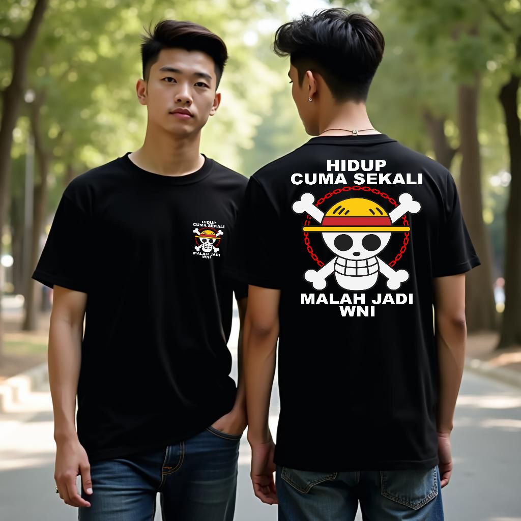 Baju Kaos Viral One Piece Premium Vintage T-Shirt
