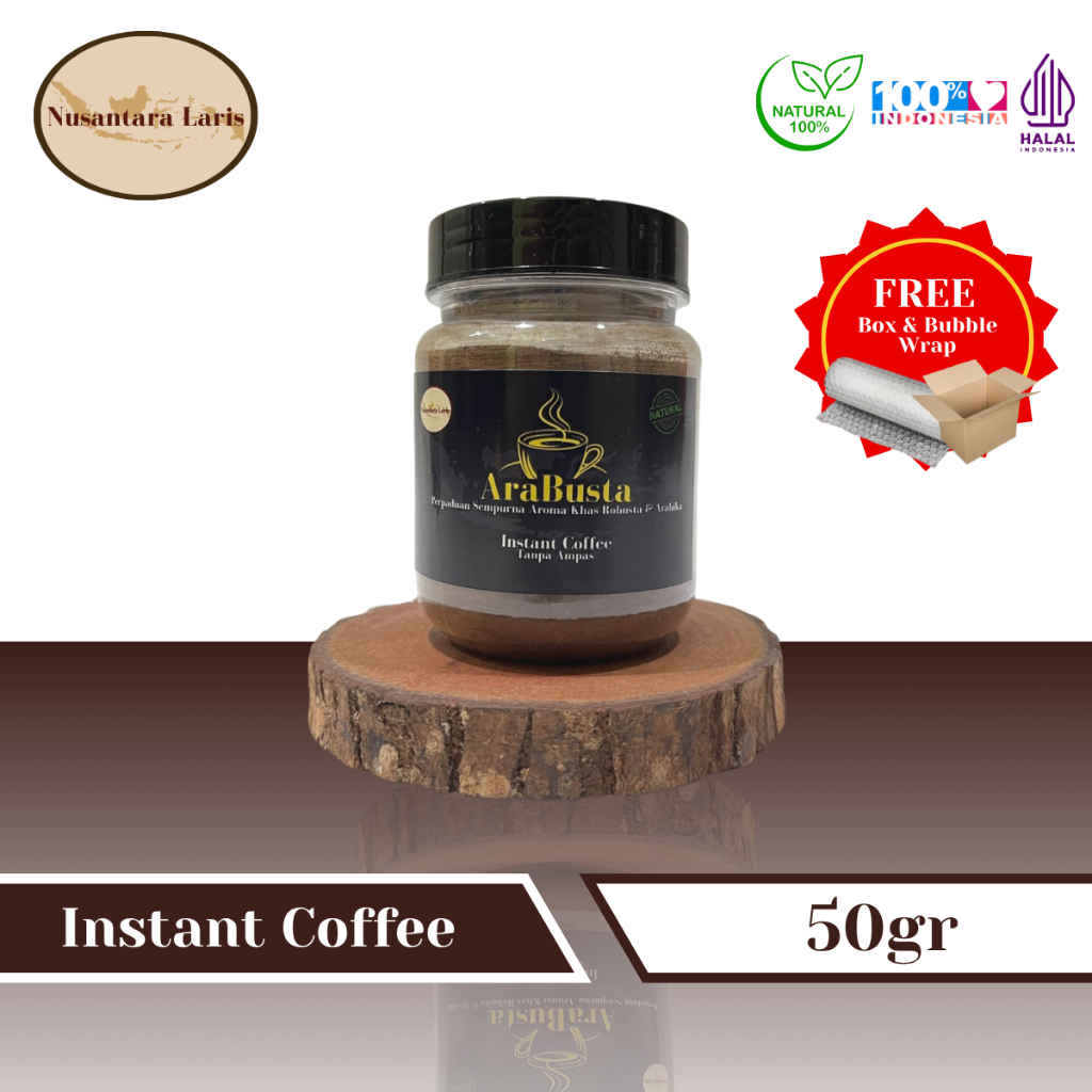 

Kopi Vietnam/Instant Coffee / Bubuk Kopi Instant Tanpa Ampas - 50gr