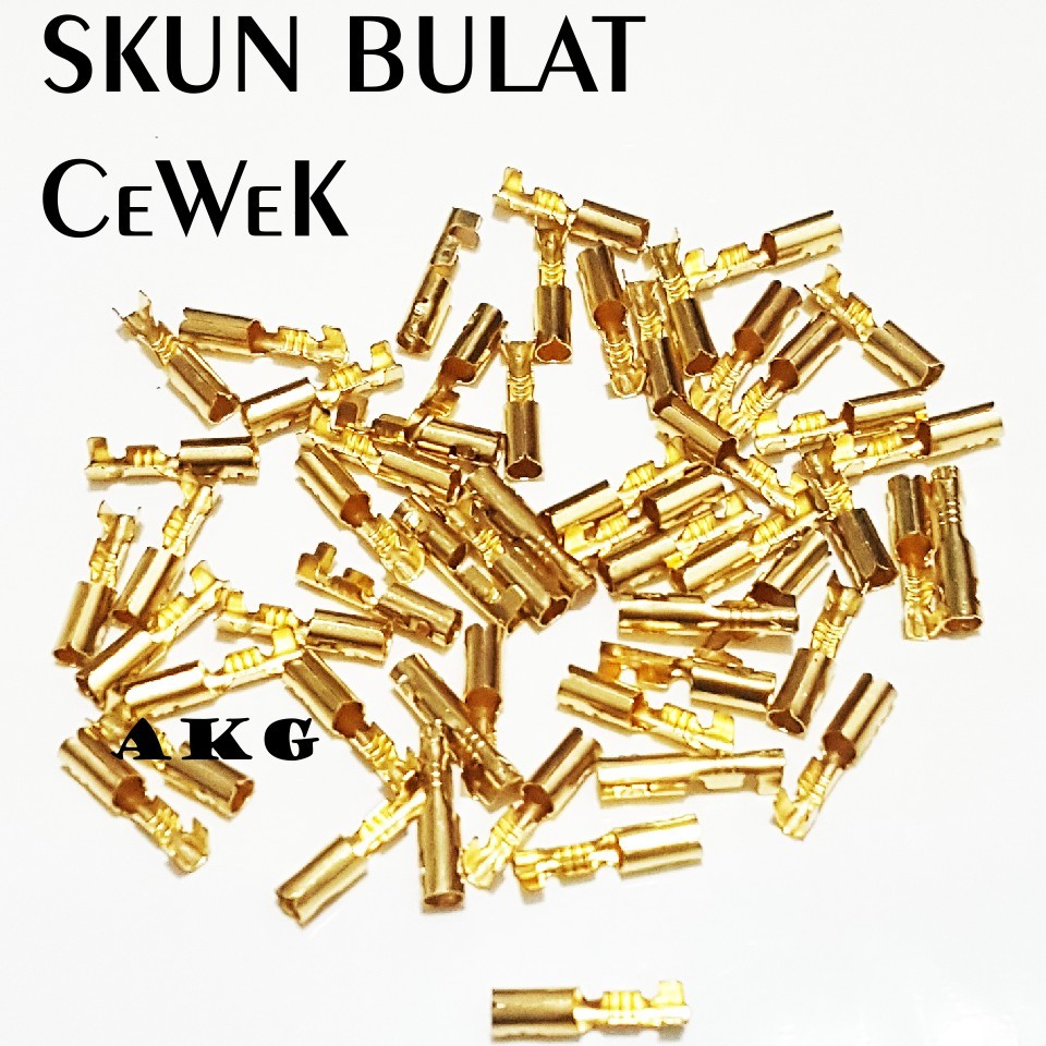 [isi 100 biji] Skun / Terminal Bulat Cowok Cewek