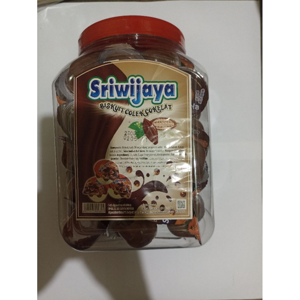 

Cokelat celup Sriwijaya isi 70