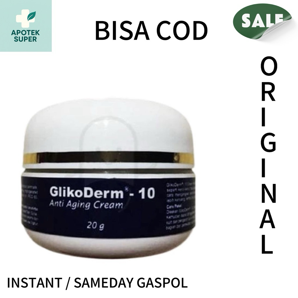 Glikoderm-10 Anti Aging Cream 20 Gram Pot / Glikoderm 10