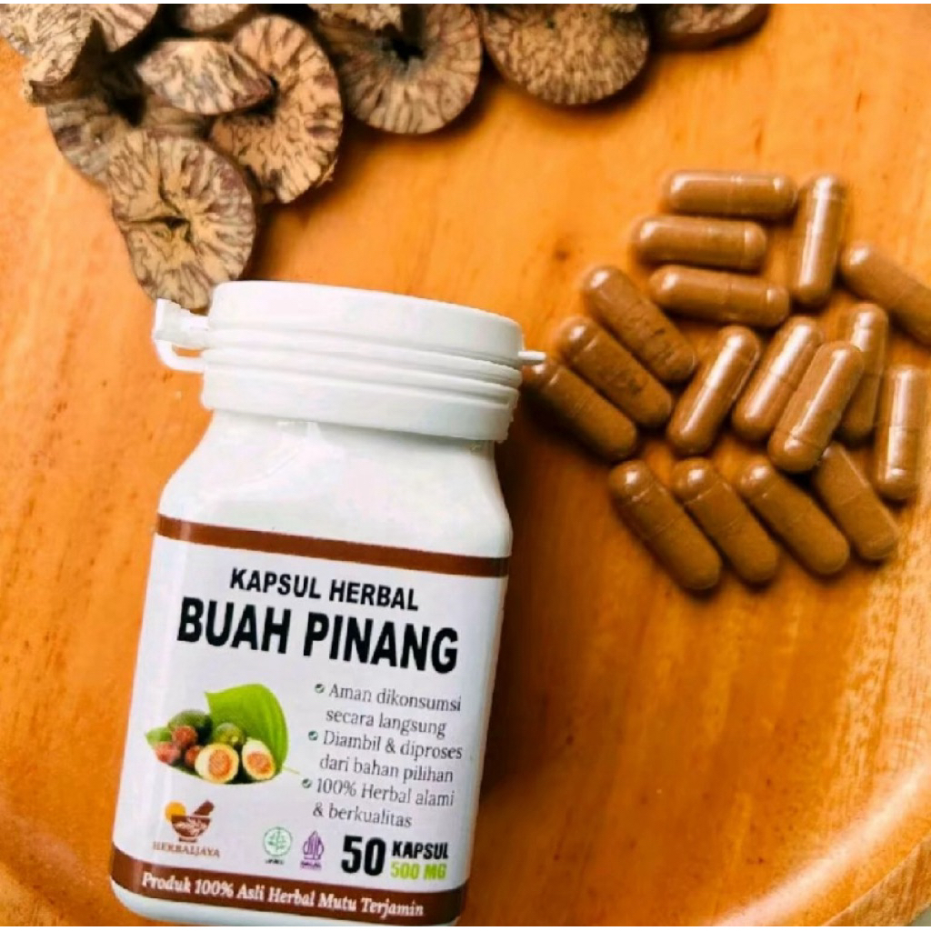 ektrak buah pinang | kapsul herbal buah pinang muda 50 kapsul | kapsul pinang multivitamin