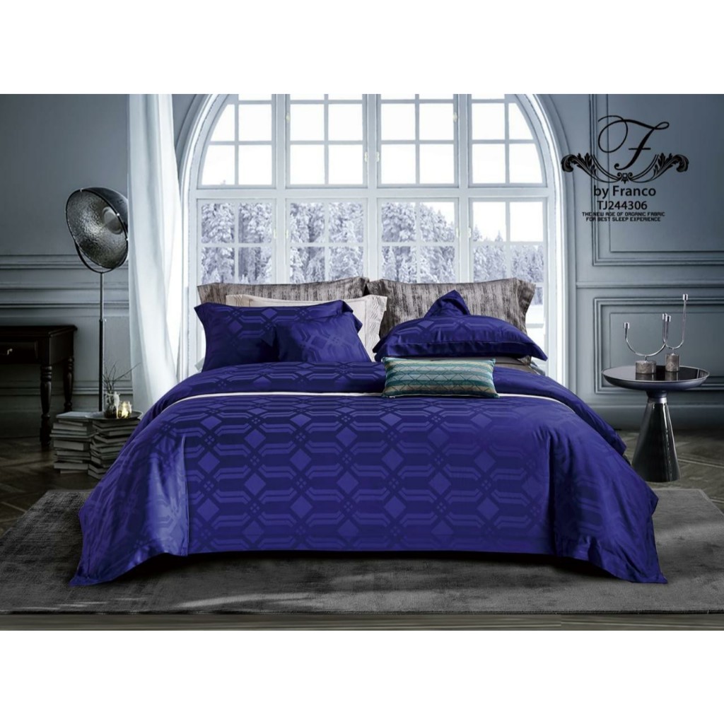 Bedcover Sprei Set KingKoil Sutra Tancel Organik Sprei Sultan Mewah Warna Terlengkap
