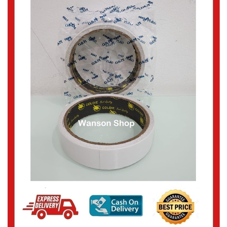 

DOUBLE TAPE 1 INCH 24MM X 7 METER / DOUBLE TAPE SATU INCH