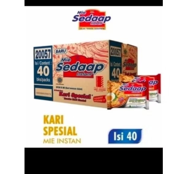 

MIE SEDAP KARE 1DUS ISI 40 JATIMM