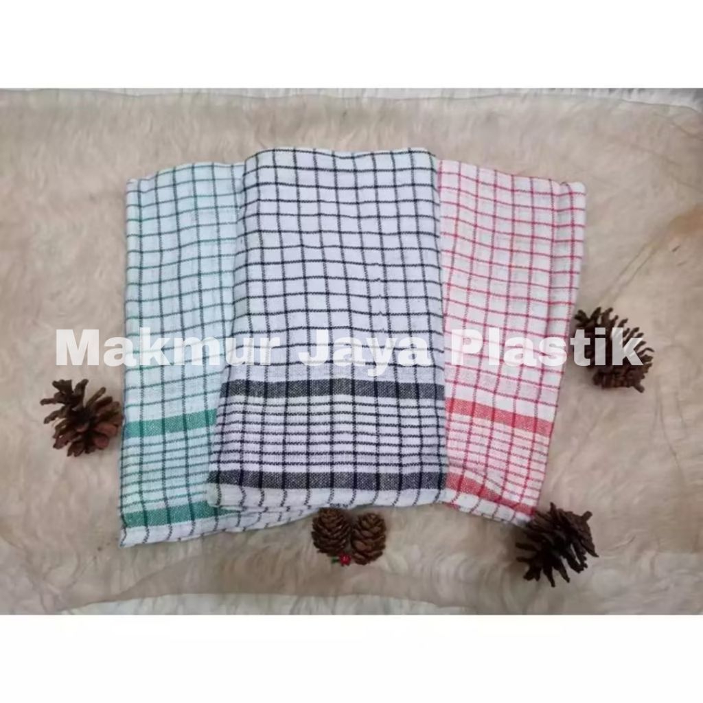 Serbet Kain Cap GSF ukuran 52x56 cm/Serbet Dapur Kain Lap Piring Cap GSF/Serbet Dapur Original cap G