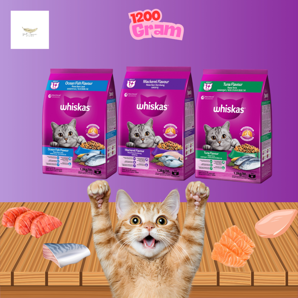 Whiskas Kitten Dry Cat Food 1.1 kg Freshpack