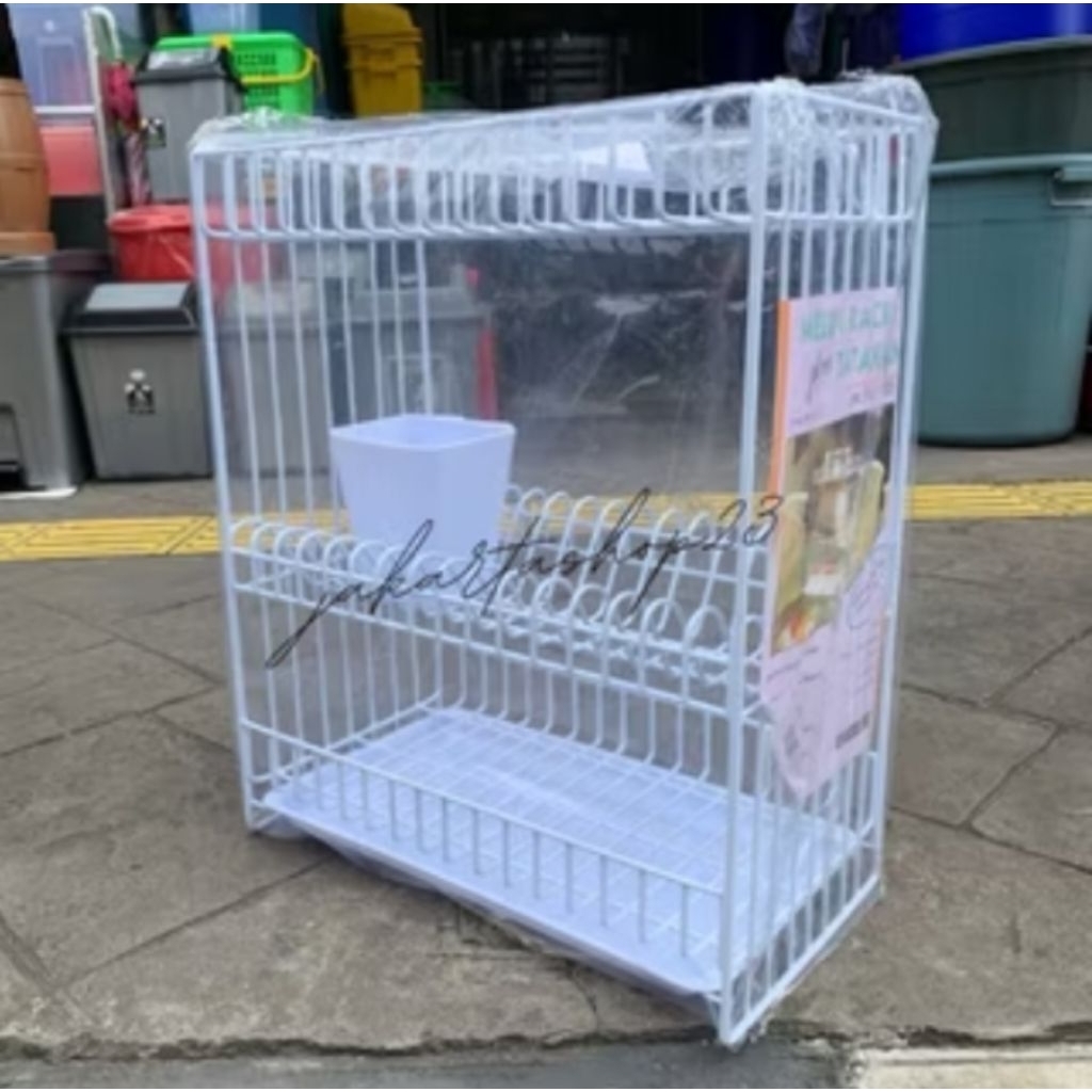 RAK PIRING SUSUN 3 + T.SENDOK + TATAKAN BAWAH