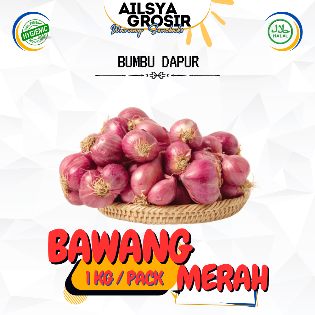 

BAWANG MERAH SUPER - 100 gr 250 gr 500 gr / Bawang Merah