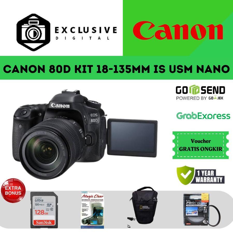 CANON EOS 80D KIT 18-13MM IS USM NANO / CANON 80D KIT 18-135MM IS USM NANO