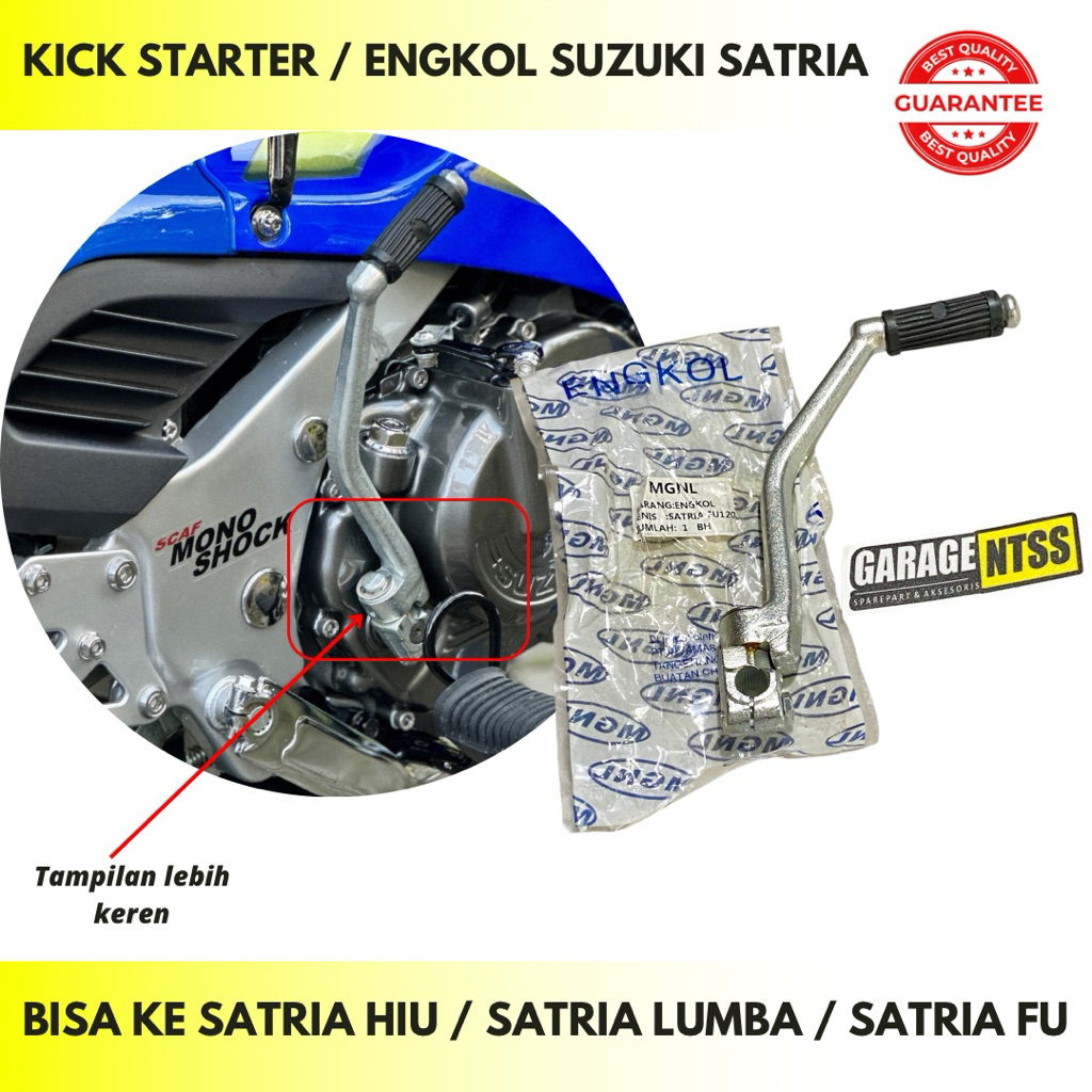Kick Starter Engkol Suzuki Satria 2Tak Lumba Hiu Boing FU S R – Aksesoris & Sparepart Motor