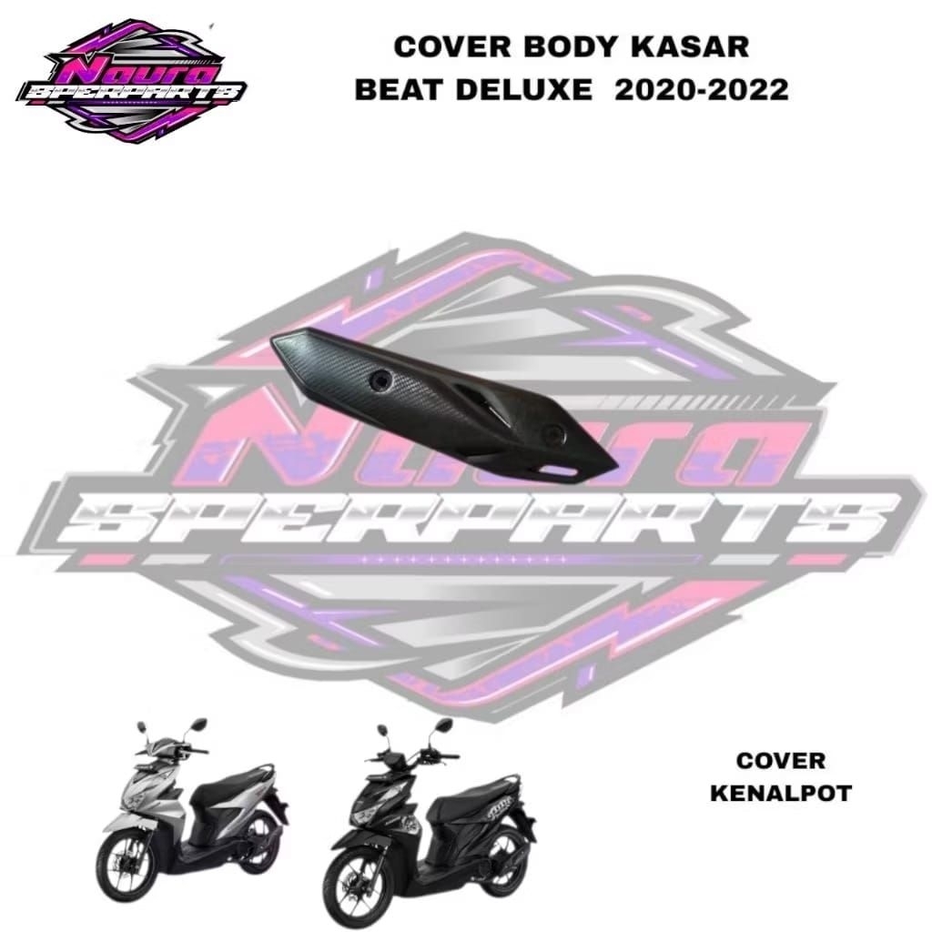 Pelindung Tutup Knalpot Honda Beat Street 2020 2021 2022 2023 / Body Kasar Beat