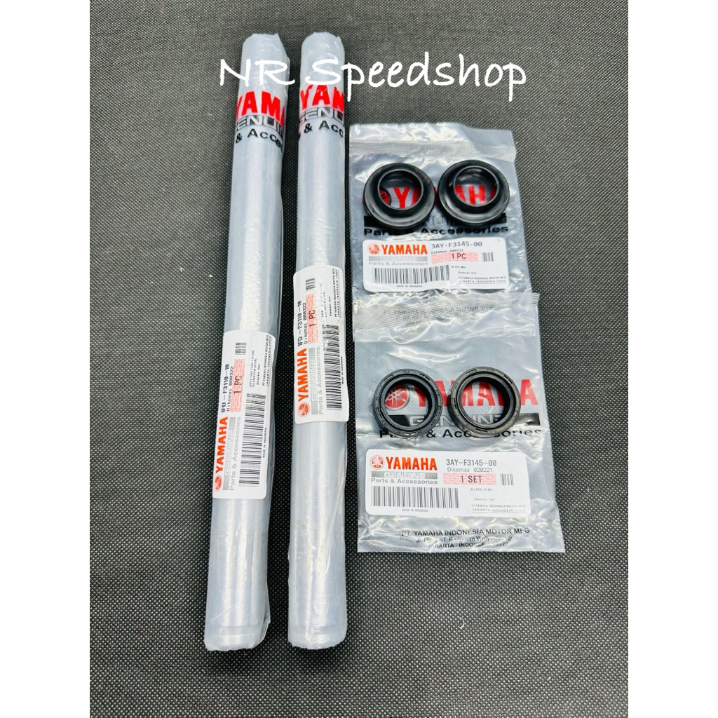 As Shock Depan + Seal Shock + Seal Abu Fizr Force 1 Poswan Alfa Vega R Lama Crypton Yamaha 1FD