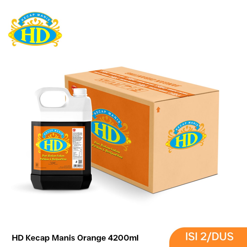 

HD Kecap Manis Orange Jerigen 4200ml ISI 2 pcs