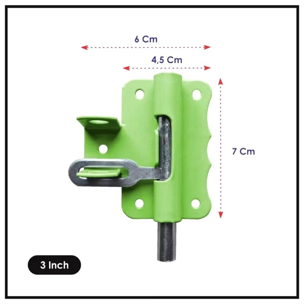 GRENDEL OVERVAL KUNCI PINTU 3